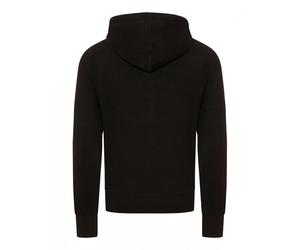 AWDis Just Hoods JH052 Chunky Zoodie Jet Black (Grey inner) S Size: S, S