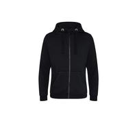 AWDis Just Hoods JH150 Heavyweight Zoodie Jet Black S Size: S, Colour: S