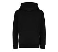 AWDis Just Hoods JH201J Kids Organic Hoodie - Deep Black - 9-11 Years