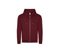 AWDis Just Hoods JH250 Unisex Organic Zoodie - Burgundy - L