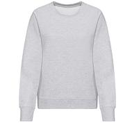 AWDis Just Hoods JH30F Ladies Sweatshirt - Heather Grey - XS