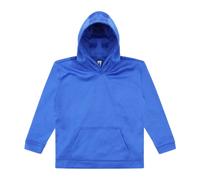 AWDis Just Hoods Sports Polyester Hoodie in Blue | Size: 7-8 Years AWDis Blue 7-8 Years