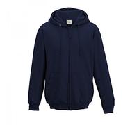AWDis Just Hoods Men's Zoodie Hoodie, New French Navy, XXX-Large