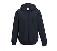 AWDis Just Hoods Men's Zoodie Hoodie, Oxford Navy, Large