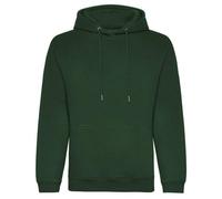 Awdis Just Hoods Organic Hoodie Bottle Green Sustainable Recycled Cotton