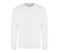 AWDis Men's Sweat Sweatshirt, White (Arctic White), X-Small