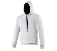 Awdis Just Hoods Varsity Hoodie - Arctic White/French Navy