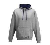 AWDis Just Hoods Varsity hoodie - Unisex, 80% Ringspun Cotton