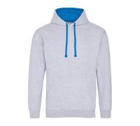 AWDis Just Hoods Varsity hoodie - Unisex, 80% Ringspun Cotton