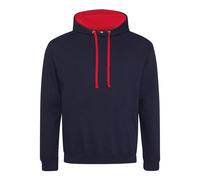 AWDis Just Hoods Varsity hoodie - Unisex, 80% Ringspun Cotton