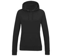 Awdis Just Hoods Women's College Hoodie - Black Smoke