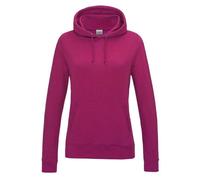 AWDis Women's Girlie College Hoodie, Pink (Hot Pink), 8 (Manufacturer Size:X-Small)