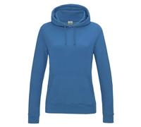 Just Hoods by AWDIS Women's College Hoodie JH01F Casual Fit Sapphire Blue XS