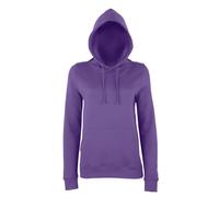 Awdis Just Hoods Womens/Ladies Girlie College Pullover Hoodie (M) (Digital Lavender)