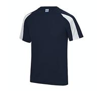AWDis Just Cool Kids Contrast Cool T Unisex French Navy/Arctic White 1213