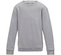 AWDis Kids Sweatshirt Boys & Girls Casual Jumper Plain Leisure Crew Neck TOP