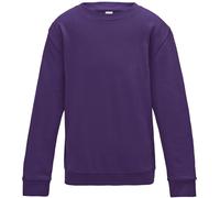 AWDis Kids Sweatshirt Boys & Girls Casual Jumper Plain Leisure Crew Neck TOP