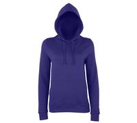 AWDis Ladies College Hoodie Plain Casual Pullover Hooded Sweatshirt Jumper 8-18