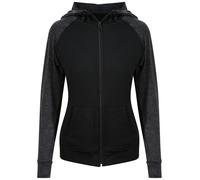 AWDis Ladies Cool Wicking Breathable Contrast Zoodie Hooded Top