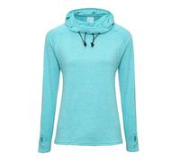 AWDis Ladies Long Sleeve Cowl Neck Hooded Top Sports Running Gym Fitness Yoga