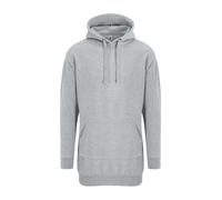 AWDis Ladies Womens BLACK or GREY Extra Long Length Hooded Sweatshirt Hoodie