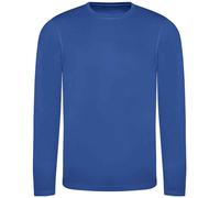 AWDis Long Sleeve T-Shirt Quick Dry Polyester Gym Summer Sports Running Mens Tee