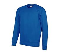 AWDis Men's Academy Raglan Sweatshirt, Blue (Academy Royal Blue), Large