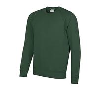 AWDis Men's Academy Raglan Sweatshirt, Green (Academy Green), Medium