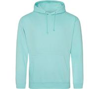 AWDis Men's College Hooded Sweatshirt Hoodie in Mint | Size: Medium AWDis Mint M