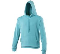 AWDis Men's College Hoodie, Blue (Sky Blue), Large