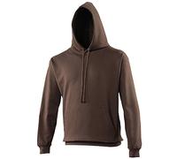 AWDis Men's College Hoodie, Brown (Hot Chocolate), X-Large