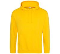 AWDis Mens College Hoodie Casual Hooded Sweatshirt Plain Fashion Pullover Jumper