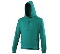 AWDis Men's College Hoodie, Green (Jade), Small