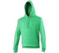AWDis Men's College Hoodie, Green (Kelly Green), Large