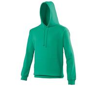 AWDis Men's College Hoodie, Green (Spring Green), Large
