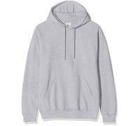 AWDis Men's College Hoodie, Grey (Heather Grey), Medium