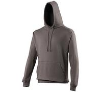 AWDis Men's College Hoodie, Grey (Steel Grey), Medium