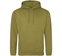 AWDis Men's College Hoodie in Green | Size: Medium AWDis Green M
