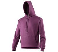 AWDis Men's College Hoodie, Purple (Plum), XX-Large