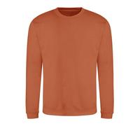 AWDis Mens Crew Neck Sweatshirt Plain Sweat Top Casual Pullover Jumper S - 2XL