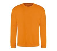 AWDis Mens Crew Neck Sweatshirt Plain Sweat Top Casual Pullover Jumper S - 2XL