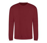 AWDis Mens Crew Neck Sweatshirt Plain Sweat Top Casual Pullover Jumper S - 2XL