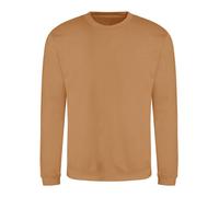 AWDis Mens Crew Neck Sweatshirt Plain Sweat Top Casual Pullover Jumper S - 2XL