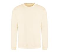 AWDis Mens Crew Neck Sweatshirt Plain Sweat Top Casual Pullover Jumper S - 2XL