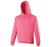 AWDis Men's Electric Hoodie, Pink (Electric Pink), Large
