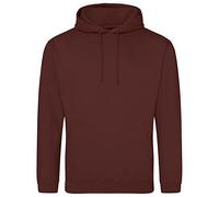 AWDis Mens Hoodie (XXL) (Chocolate Fudge Brownie)