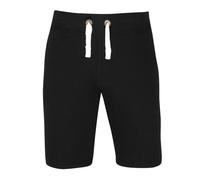 AWDis Men's Hoods Plain Heavyweight Campus Shorts in Black | Size: Small AWDis Black S