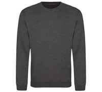 AWDis Men's Just Hoods Heather Sweatshirt in Charcoal | Size: 5XL AWDis Charcoal 5XL