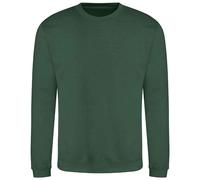 AWDis Men's Just Hoods Sweatshirt in Bottle Green | Size: Large AWDis Bottle Green L