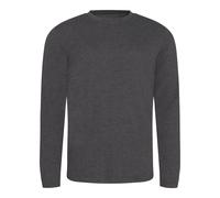 AWDis Men's Long Sleeve Tri-Blend T-Shirt in Charcoal | Size: Small AWDis Charcoal S